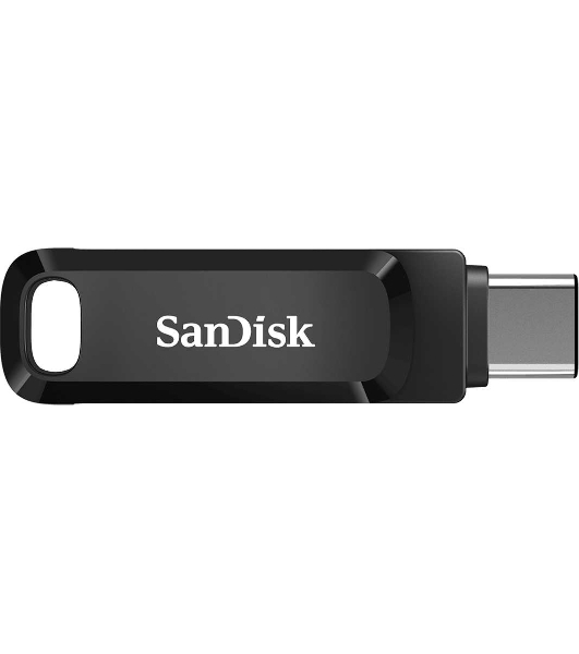 Флешка USB Sandisk DDC3 (SDDDC3-032G-G46), 32Gb, USB 3.0/USB Type-C, R/W 150/30, черный