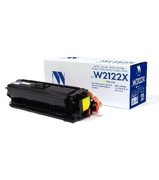 Картридж лазерный NVPrint совместимый NV-W2122X Yellow для HP Color LaserJet M555X/M555dn/M554dn/M578z/M578f/M578dn/M578c (10000k)