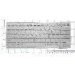 Клавиатура для ноутбука Sony Vaio VPC-SD VPC-SB серебристая, фото 1