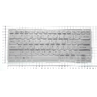 Клавиатура для ноутбука Sony Vaio VPC-SD VPC-SB серебристая