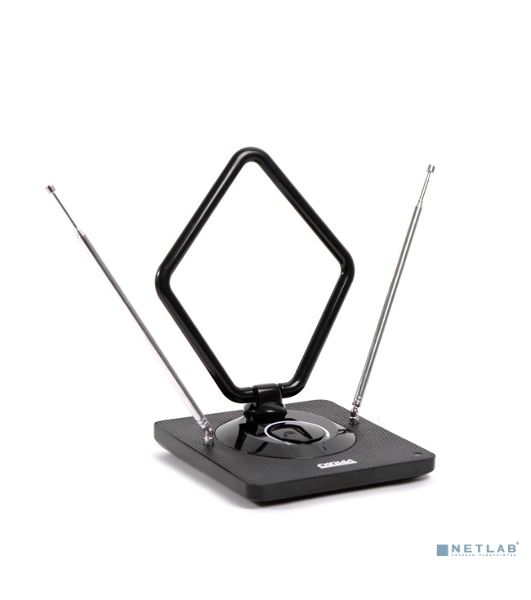 Антенна комнатная DVB-T2 и ДМВ+МВ активная Сигнал SAI-975 усы 1м кабель 3м, с регулятором