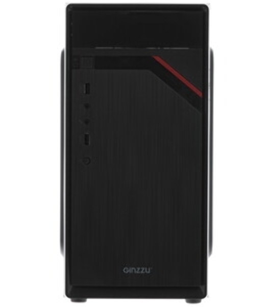 Компьютерный корпус Ginzzu D180 2хUSB 2.0,AU w/o PSU