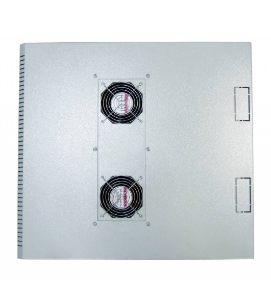 Шкаф настенный ЦМО ШРН-Э-12.500.1 12U 600x520 мм пер. дв. стал. лист несъемные бок. пан. серый