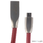 Кабель USB2.0 Cablexpert CC-G-mUSB01R-1M, AM/microB, серия Gold, длина 1м, красный, блистер, фото3