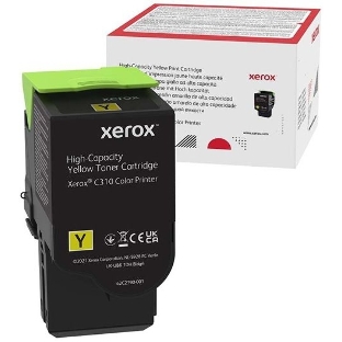 Картридж лазерный Xerox C310 желтый 5,5K (006R04371)