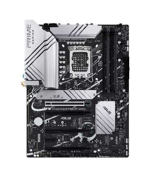 Материнская плата ASUS PRIME Z790-P WIFI, LGA 1700, Intel Z790, 4xDDR5, 4xSATA, 3xM.2 PCIe 4.0 x4, 1xPCIe 5.0 x16, 3xPCIe x4, 1xPCIe x1, 1xHDMI, 1xDP, 1xUSB-C 3.2 Gen 2, 1xUSB 3.2 Gen 2, 2xUSB 3.2 Gen 1, 4xUSB 2.0, 1x 2.5Gb LAN, 3x3.5 мм, 7.1, ATX