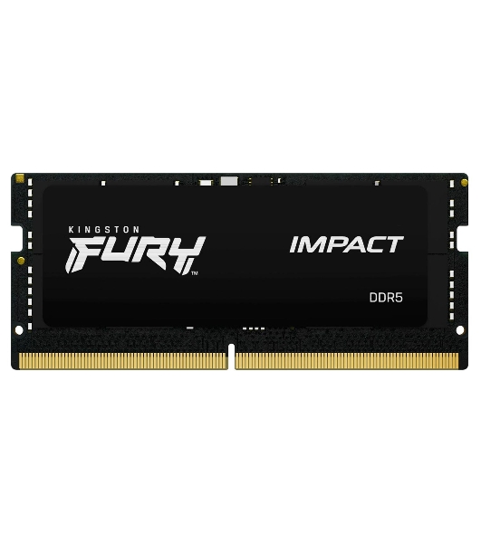 Оперативная память Kingston Fury Impact, DDR5, 32GB (2x16GB), 5600MHz, CL40, SO-DIMM