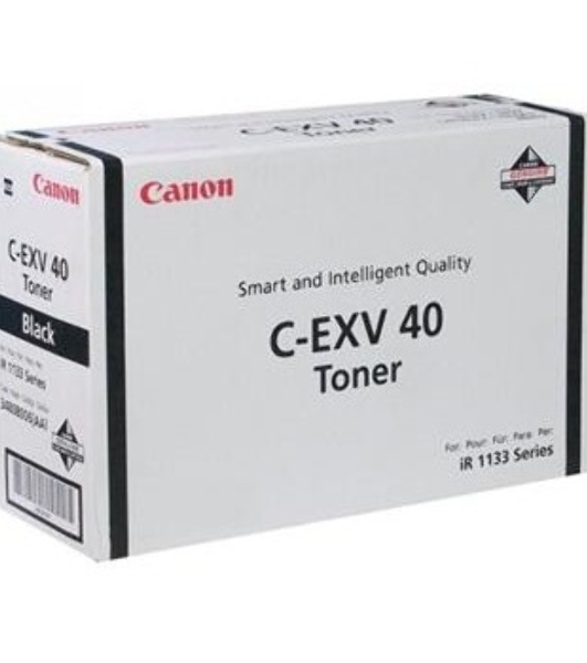 Картридж лазерный Canon C-EXV40 TONER BK EURC-EXV40 3480B006 черный (6000стр.) для Canon iR1133/1133A/1133iF