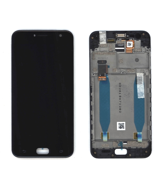 Дисплей для Asus ZenFone Live ZB553KL, черный с рамкой