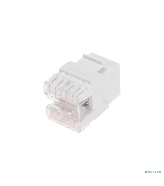 Модуль Keystone Rexant Jack RJ-45(8P8C), UTP неэкранированный, CAT 5e, тип 180 градусов, белый PRO