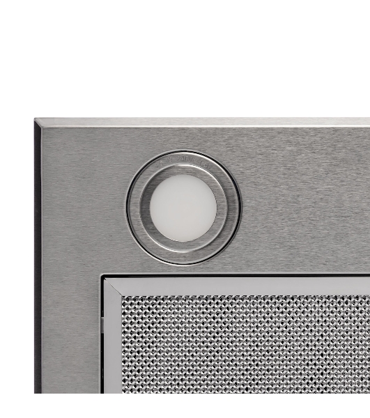 Вытяжка встраиваемая Krona Ameli 600 inox PB нержавеющая сталь, 60 см, 633 куб. м/ч, 50 дБ
