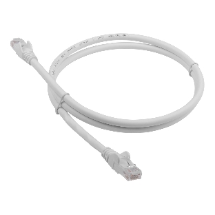Патч-корд LANMASTER LAN-PC45/U6-2.0-WH вилка RJ-45-вилка RJ-45 Cat.6 2м белый LSZH (уп.:1шт)
