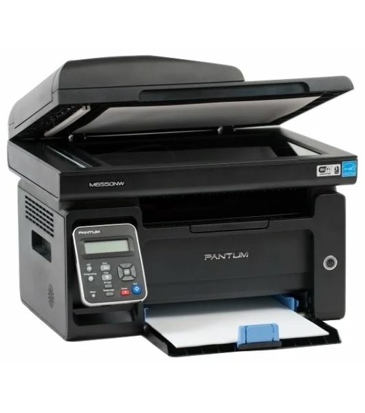 МФУ лазерное Pantum M6550NW, A4, ч/б, печ. до 22 стр/мин., скан. до 22 стр/мин., 1200x1200dpi, USB, RJ-45, Wi-Fi, проектная модель