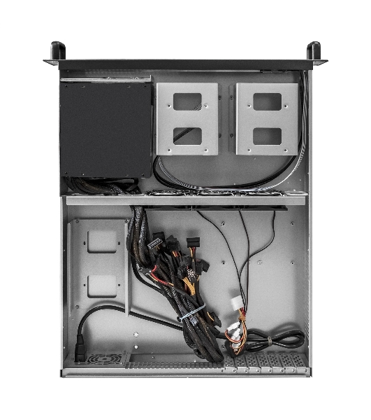 Серверный корпус ExeGate EX293343RUS Pro 2U550-08 (RM 19', высота 2U, глубина 550, БП 1100ADS, 2*USB)