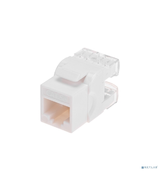 Модуль Keystone Rexant Jack RJ-45(8P8C), UTP неэкранированный, CAT 5e, тип 180 градусов, белый PRO