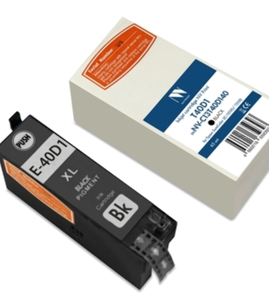 Струйный картридж NVPrint T40D1 (NV-C13T40D140) Black для Epson SureColor SC-T5100/T3100 (65 мл) совместимый