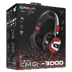 Гарнитура Crown CMGH-3000 чёрный/красный, проводная, подсветка, фото10