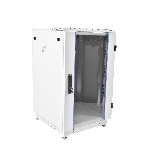 Шкаф коммутационный ЦМО ШТК-М-18.6.6-1ААА-9005 18U 600x600 мм пер. дв. стекл задн. дв. стал.лист 2 бок. пан. направл. под закл.гайки 270 кг черный, фото7