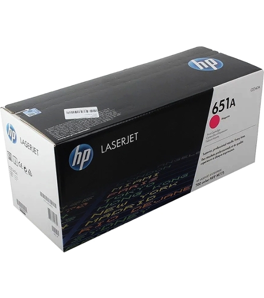 Картридж лазерный HP CE343A 651A пурпурный для LaserJet 700 Color MFP 775 16000 стр.