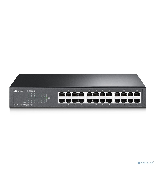 Коммутатор сетевой TP-Link SMB TL-SF1024 Коммутатор 24-port 10/100M Switch, 1U 19-inch rack-mountable steel case