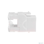 Модуль Keystone Rexant Jack RJ-45(8P8C), UTP неэкранированный, CAT 5e, тип 180 градусов, белый PRO, фото 1