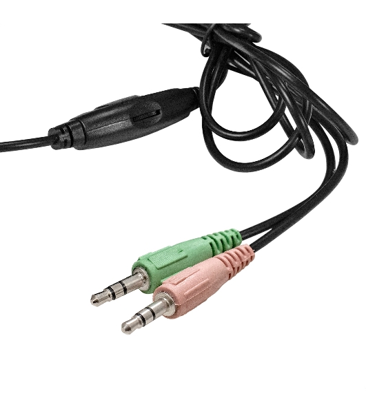 Гарнитура ExeGate Office HS-130S чёрный, проводная, 2 x mini jack 3.5 мм
