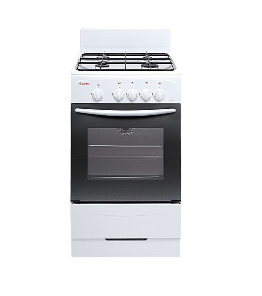 Плита газовая Gefest ПГ 3200-08 белый, конфорок 4 шт, духовка 42 л, 50 см x 85 см x 53 см