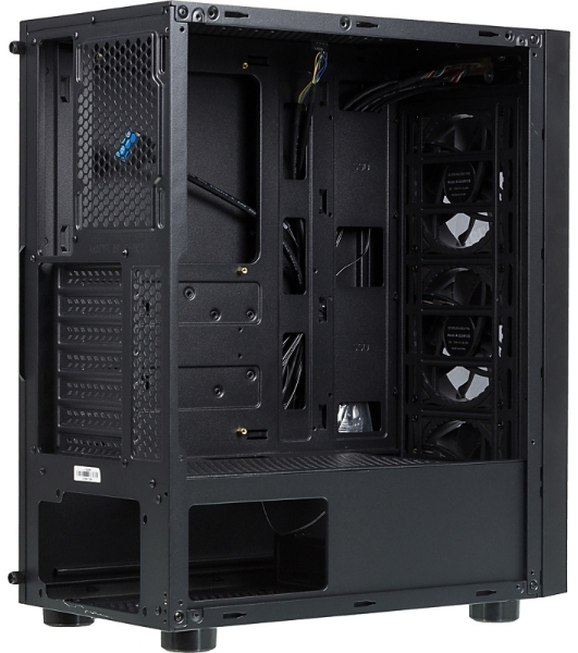 Компьютерный корпус Aerocool/Formula F-3401 (V1) черный без БП ATX 3x120мм 2xUSB 2.0 1xUSB 3.0 audio bott PSU