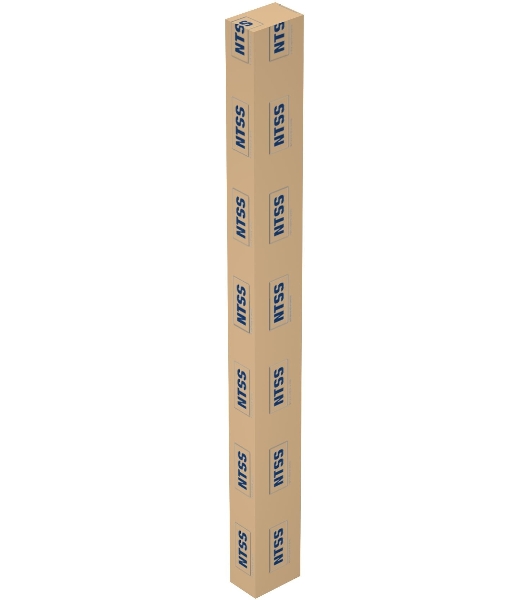 Стойка двухрамная NTSS NTSS-2POR42U/600-1000 42U 550ммx1000мм 600кг серый