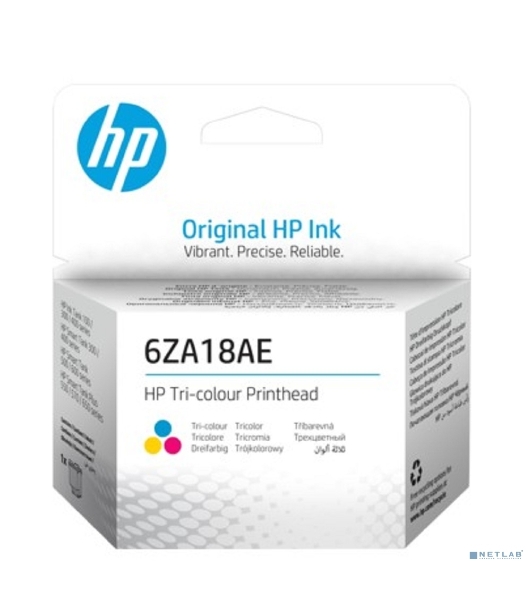 Печатающая головка HP 6ZA18AE многоцветный для HP InkTank 100/300/400 SmartTank 300/400/500/600 SmartTankPlus 550/570/650