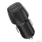 Автомобильное зарядное устройство c двумя портами Rexant (USB-А + USB-A) со световой индикацией, 12Вт, черное, фото4