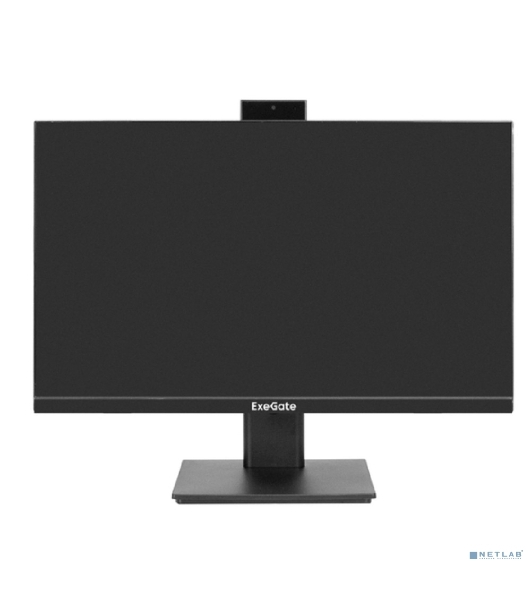 Монитор 23.8' ExeGate SuperView EA2400A IPS 1920x1080, 75 Гц, 5 мс, 16:9, 250 кд/м², HDMI 1.4, VGA, веб-камера (2 Мп), 3.5 мм, черный
