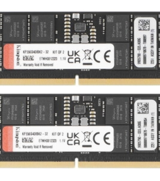 Оперативная память Kingston Fury Impact, DDR5, 16GB (1x16 GB), 5600 MHz, CL40, SO-DIMM
