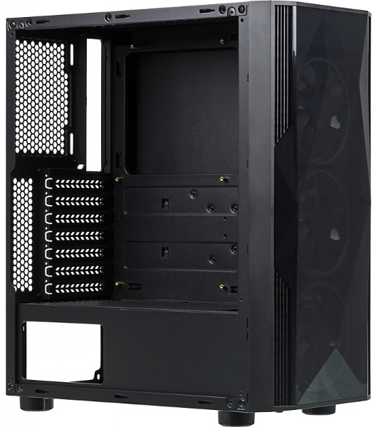 Компьютерный корпус Aerocool/Formula F-3401 (V1) черный без БП ATX 3x120мм 2xUSB 2.0 1xUSB 3.0 audio bott PSU