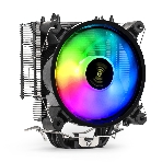Кулер для процессора ExeGate Dark Magic EXX400V2-PWM.RGb серебристый, 120 мм, алюминий/медь, 2100 об/мин, 24 дБ, 4 pin, 140 Вт, 155 мм, фото10