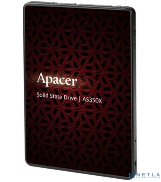 Накопитель SSD Apacer PANTHER AS350X, 128Gb, SATA III, 2.5', R/W 560/540