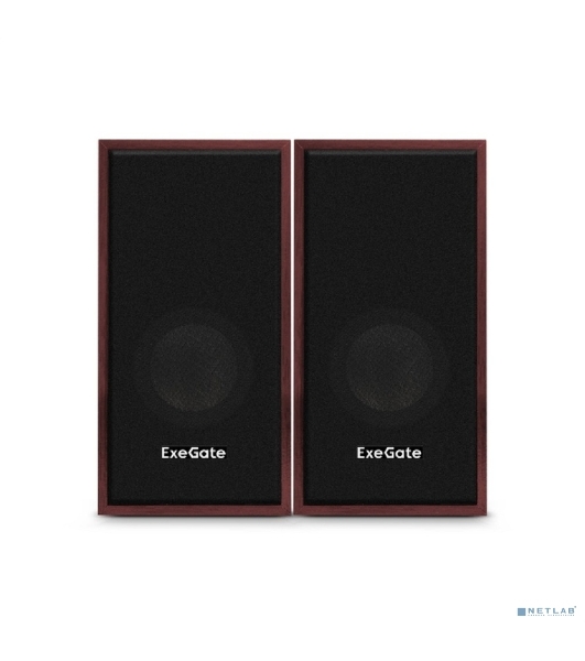 Акустическая система 2.0 ExeGate EX287059RUS Tango 314 (питание USB, 2х3Вт (12 Вт RMS), 80-20000Гц, темное дерево)