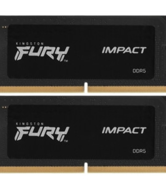 Оперативная память Kingston Fury Impact, DDR5, 16Gb (1x16Gb), 6000MHz, CL38, ECC SO-DIMM