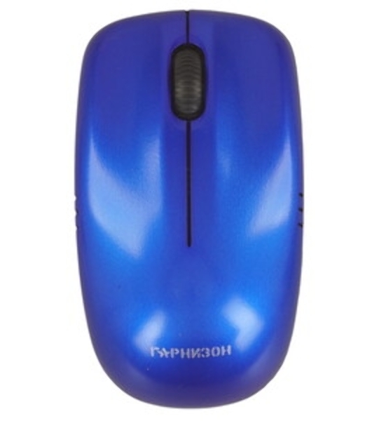 Мышь беспроводная Гарнизон GMW-400B синий, 1200 dpi, радиоканал, USB, кнопки - 3
