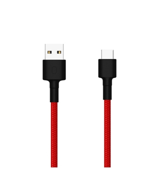 Кабель USB Xiaomi Mi Braided USB Type-C Cable SJX10ZM 100 см красный