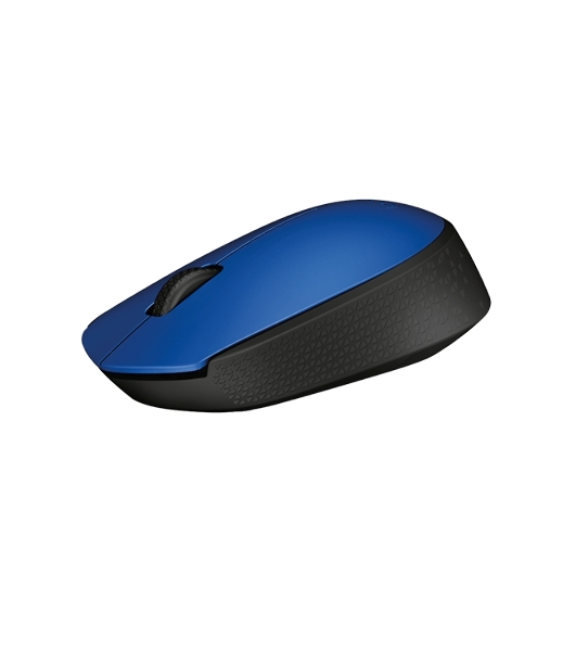 Мышь беспроводная Logitech M171 синий, 1000 dpi, радиоканал, USB, кнопки - 3