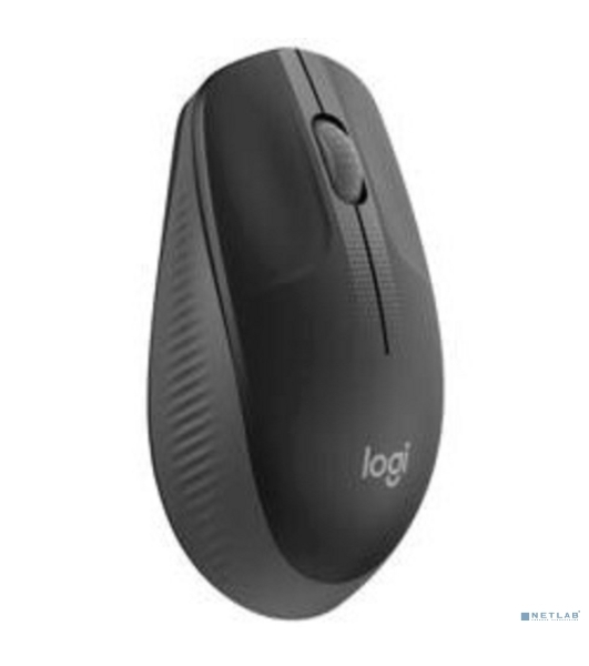 Мышь беспроводная Logitech M190 черный, 1000 dpi, радиоканал, USB, кнопки - 3