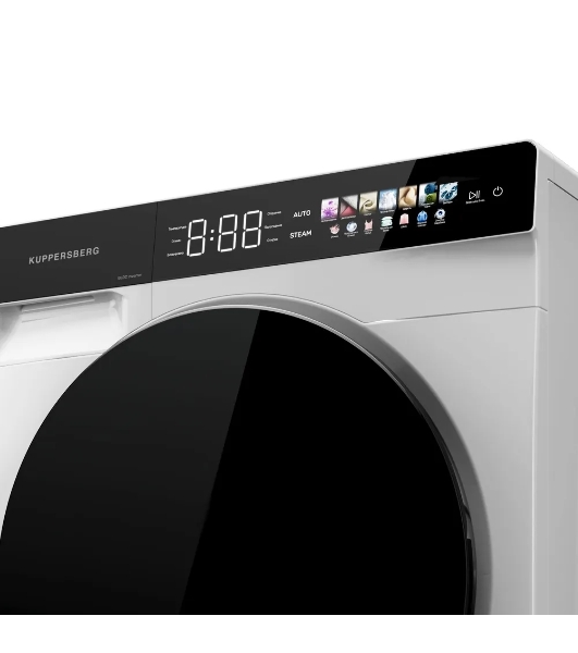 Стиральная машина Kuppersberg WM 590 W белая, загрузка фронтальная 12кг, 1200 об/мин., класс: A+++