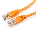 Патч-корд UTP Cablexpert PP12-1.1.5M/O кат.5e, 1.5 м, литой, многожильный (оранжевый), фото 1