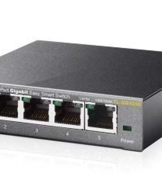 Коммутатор сетевой TP-Link SMB TL-SG105E 5-Port Gigabit Desktop Easy Smart Switch, 5 10/100/1000Mbps RJ45 ports, MTU/Port/Tag-based VLAN, QoS, IGMP Snooping