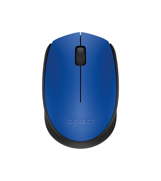 Мышь беспроводная Logitech M171 синий, 1000 dpi, радиоканал, USB, кнопки - 3