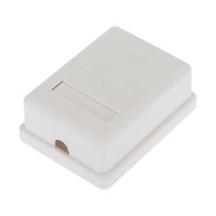 Розетка компьютерная внешняя Rexant 1-порт RJ-45 (8P8C), UTP неэкранированная, категория 6