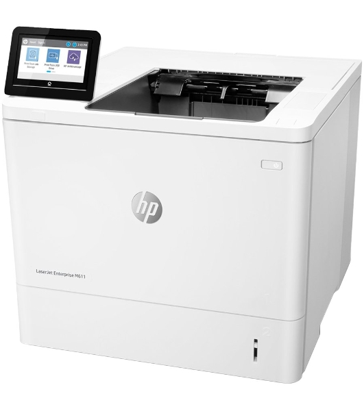 Принтер лазерный HP LaserJet Enterprise M611dn (7PS84A), A4, ч/б, печ. до 61 стр/мин., 1200 x 1200 dpi, USB, RJ-45