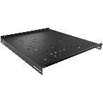 Полка стационарная NTSS NTSS-FS-H-600-BL 1U нагр.:100кг. 19' 350мм черный (упак.:1шт), фото2