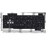 Клавиатура для ноутбука Asus ROG GL704 GL704GM черная c подсветкой, фото2